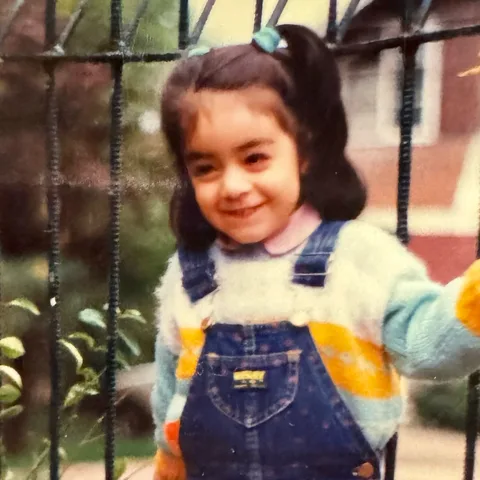 Cassandra Morales en su infancia