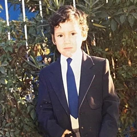 Francisco Contreras en su infancia